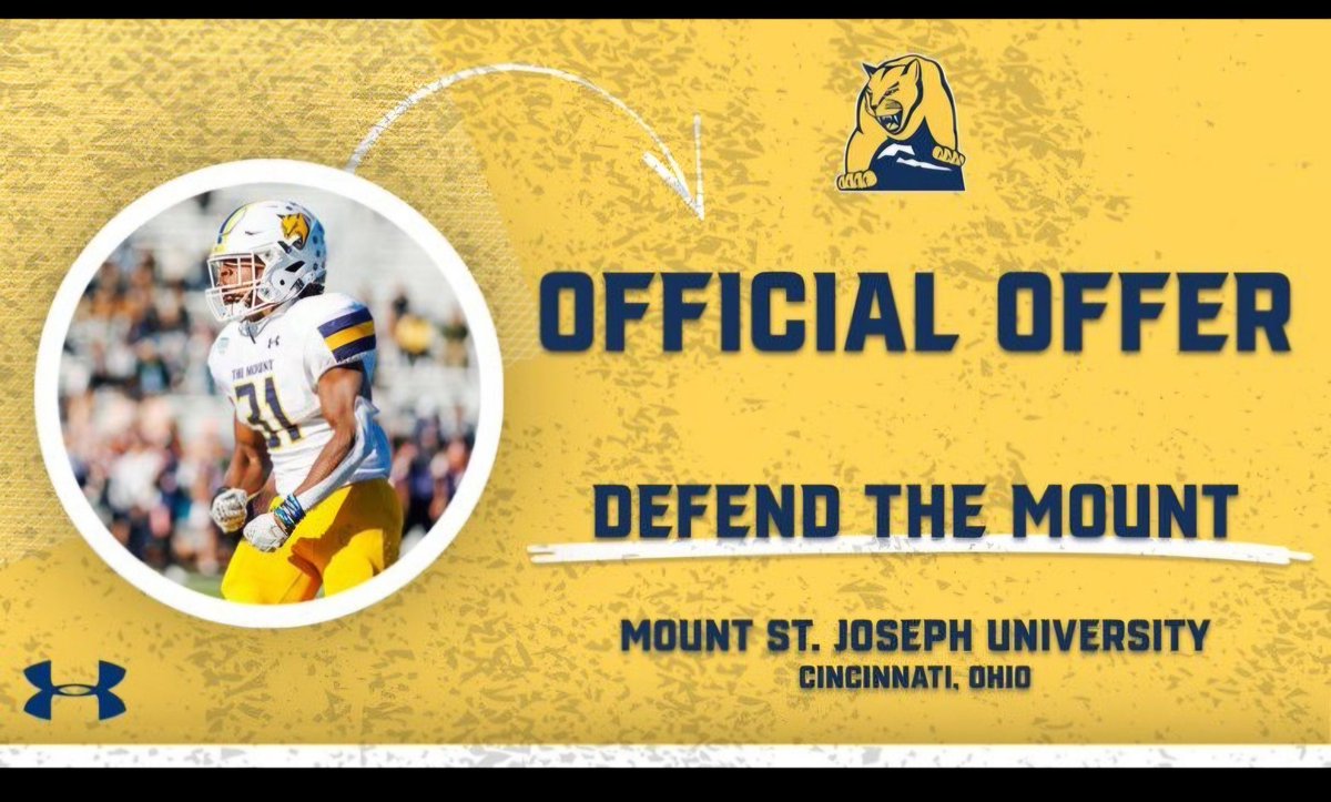 After a great vist at Mount Saint Joseph. I am grateful to have received an offer. Thank you <a href="/CoachHug9/">Billy Hug</a> for inviting me down to vist.
<a href="/Jocko1114/">Jonathan Hunek</a> <a href="/BMHSTitanFB/">Titan Football</a>