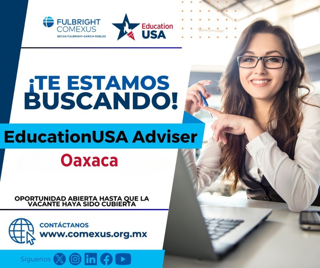 Comexus's tweet image. 📢¿Te gustaría trabajar de la mano con #COMEXUS y #EducationUSA?

¡Estamos buscando #EducationUSAAdviser para Oaxaca!

⬇Más información aquí: comexus.org.mx/docs/vacante_a…