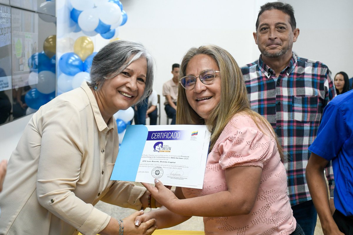 ¡Premio de Gestión Institucional Integral de Calidad Educativa Belén San Juan 2024!

Conferimos esta distinción que valora el compromiso de nuestras escuelas para fortalecer los procesos de desarrollo curricular y territorial en Venezuela.

#GenteDePaz
<a href="/NicolasMaduro/">Nicolás Maduro</a>