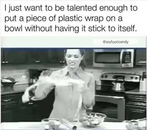 bonnimart1's tweet photo. have had my ass kicked by saran wrap many times! 📷 #plasticwrap #saranwrap #monday https://t.co/wyQhN9JKS9