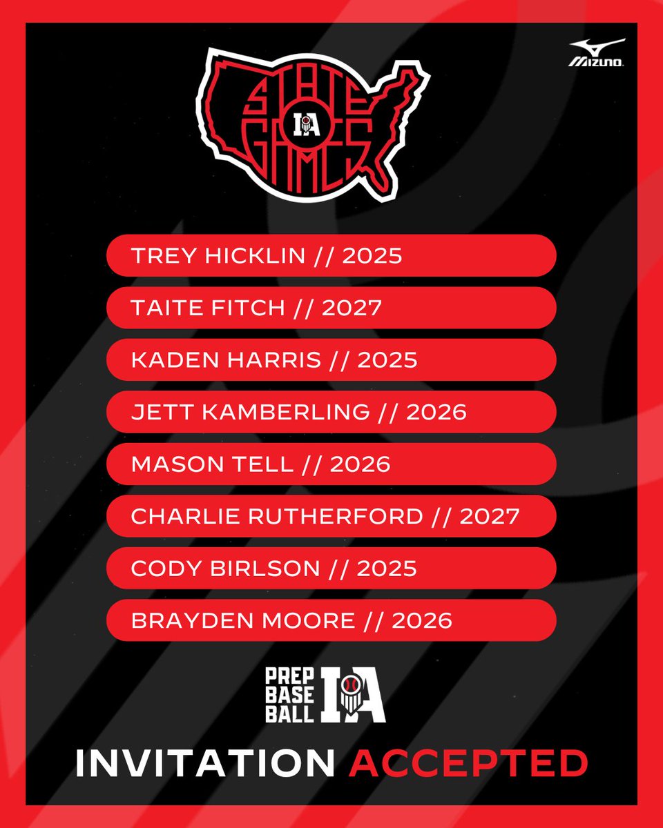 𝐒𝐓𝐀𝐓𝐄 𝐆𝐀𝐌𝐄𝐒 ✅ 𝘐𝘯𝘷𝘪𝘵𝘦 𝘈𝘤𝘤𝘦𝘱𝘵𝘦𝘥

See you at Norwalk 👋

#IAStateGames24 | #BeSeen