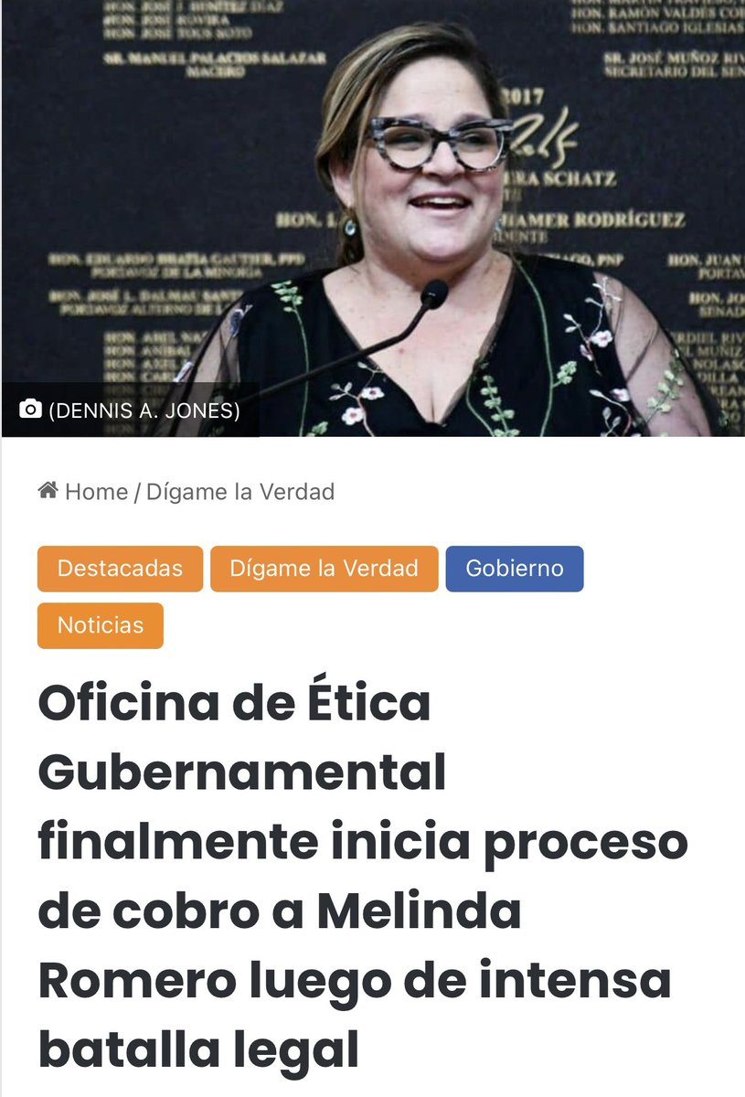 A veces escribo cosas de vacilón para tratar de reírse un rato pero lo que voy a decir ahora es serio. Que porquería de funcionaria pública es Melinda Romero. No aporta nada y encima no cumple con sus deberes y responsabilidades.