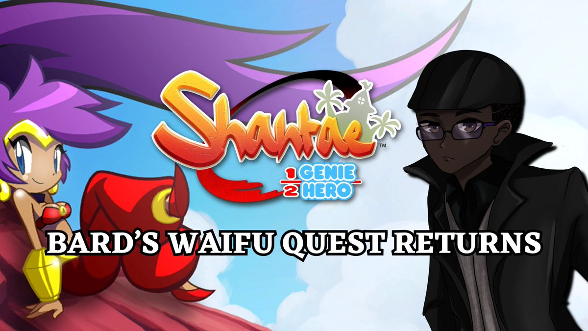 AshoTeam's tweet photo. Before ASHO's indefinite hiatus, Bard will take on ONE LAST waifu quest with Shanae: 1/2 Genie Hero where there's alot to love &amp; magic to harness.  

See y'all 7pm EST LIVE!
https://t.co/JXUdamzJDr
 #Shantae  #wayforward https://t.co/6LPIoHXx9f