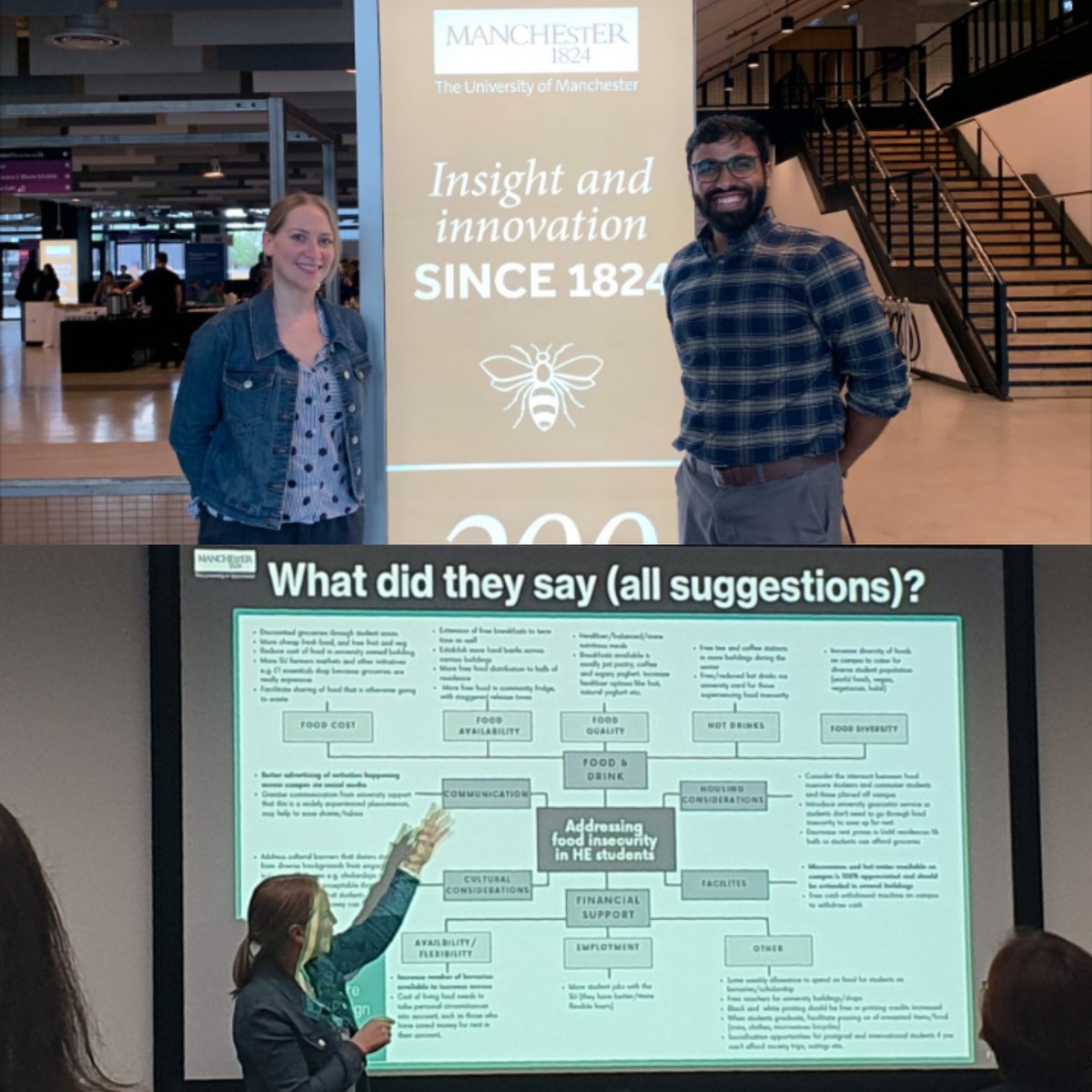 Dr Nia Coupe (@nwcoupe) on Twitter photo Great to present alongside my brilliant collaborator Louie Pereira today on our PPI work exploring approaches to addressing student food insecurity in UK higher education <a href="/ManchesterSU/">University of Manchester Students’ Union</a> #IFPH24 Great to present alongside my brilliant collaborator Louie Pereira today on our PPI work exploring approaches to addressing student food insecurity in UK higher education <a href="/ManchesterSU/">University of Manchester Students’ Union</a> #IFPH24