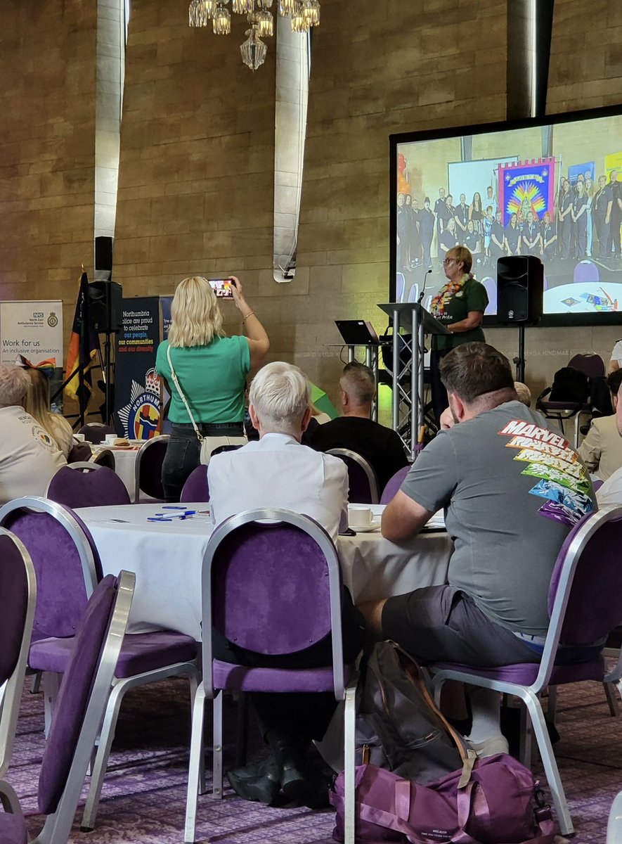 Amazing day at Northern Pride ❤️🧡💛💚💜💙

Thanks very much to PC Hubbard who attended <a href="/northernprideuk/">Northern Pride</a> to fly our flag high! The day was filled with celebration, great speakers, and queer joy! 🤩🏳️‍🌈🏳️‍⚧️