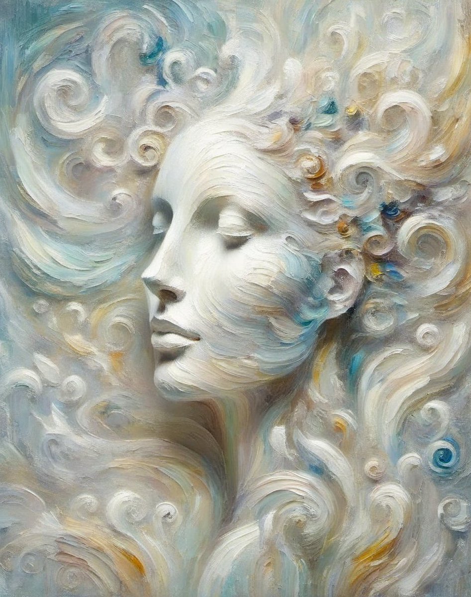 andy_corah's tweet image. Floral Surrender in a Surreal Realm: 🙂

In a surreal wonderland, textures weave,
A canvas breathes where flowers cleave,
An abstract form in colors bright,
Surrenders to blooms in the softest light. 🎨💙🤍

#AIArt #floralart  #textured