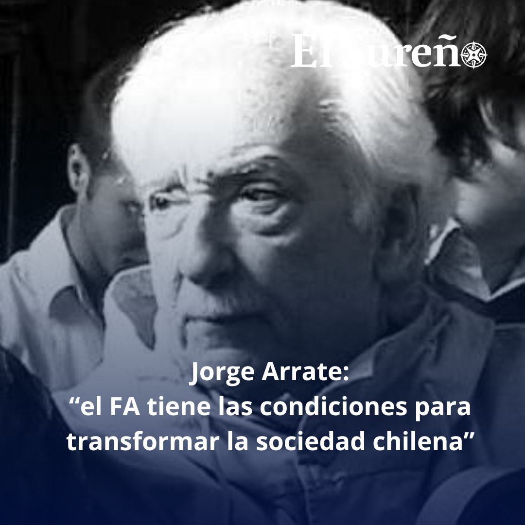 Recientemente, el Frente Amplio celebró sus elecciones internas.  Jorge Arrate <a href="/jarrate/">jorge arrate</a> , exministro y excandidato presidencial, ahora militante de Frente Amplio, compartió su visión sobre esta nueva etapa con El Sureño.

elsureno.cl/2024/07/22/jor…

 #Política #FrenteAmplio