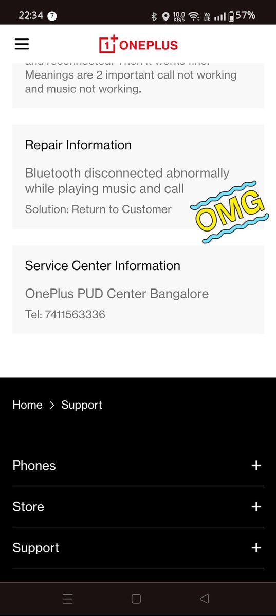 WhistleBlower_I's tweet image. @OnePlus_IN U are a cheater..  cheated me. It is a complete fraud on the customer.Consumer king has fooled,Not so much by cheating us.I was given a replacement complete on the website and was given me the same old one that I had used myself. See Janata screenshot. #Oneplusfraud