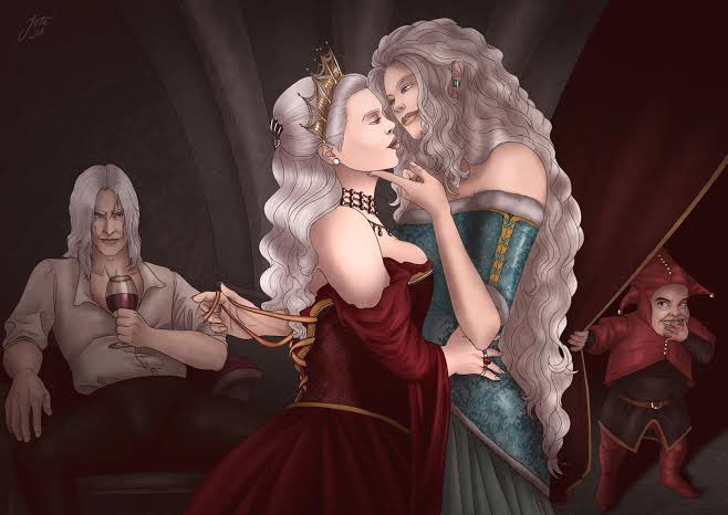 Spoiler

“Rhaenyra kitaplarda böyle değildi” bla bla biseksüel olan bir çok Targaryen kadını var.