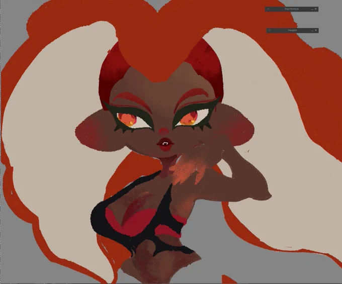 How would your splatoon oc make my oc laugh/smile? 