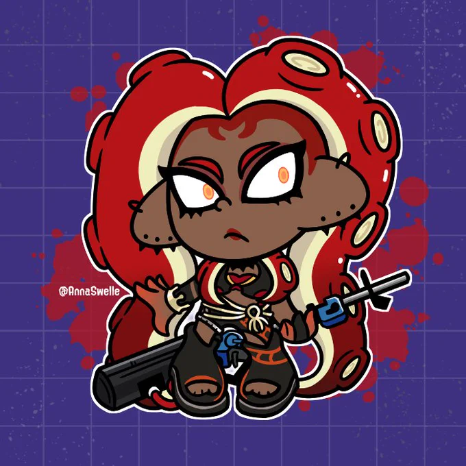 How would your splatoon oc make my oc laugh/smile? 