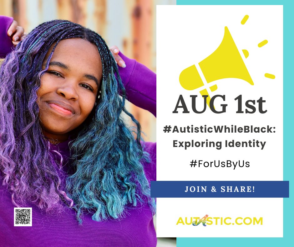 WeAreAutastic's tweet image. 📣The #AutisticWhileBlack: Exploring Identity experience is coming! 📣Shout it from the rooftops!

#ForUsByUs exclusively to empower Black autistic adults. Spots are limited. Because it’s FREEEEE.

Grant funding: @NextForAutism #ColorTheSpectrum

bit.ly/46gqhAU