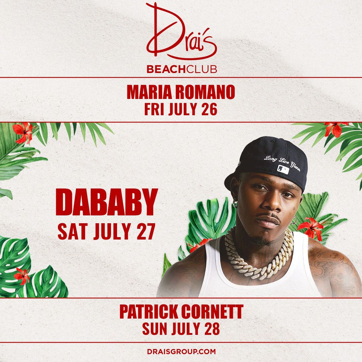 Spending the whole weekend at Drai's Beachclub 😎 
Tickets and tables available at: buff.ly/3vK5PdV