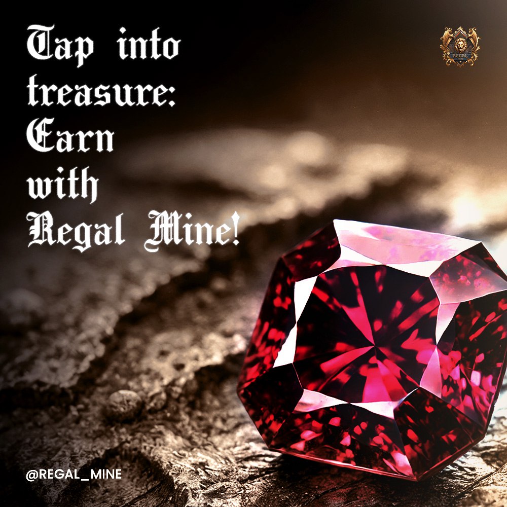 Regal_Mine's tweet photo. ♦️🦁 Regal_Mine 🦁♦️
Ever dreamed of mining precious gems with just a tap?

🦁Join Regal Mine, the ultimate tap-to-earn app for gems. Perform simple tasks and get rewarded rubies points.

#RegalMine #RoyalDAO #Tap2earn

TG : https://t.co/JK6HvGseWj https://t.co/iwYMWxdKg2