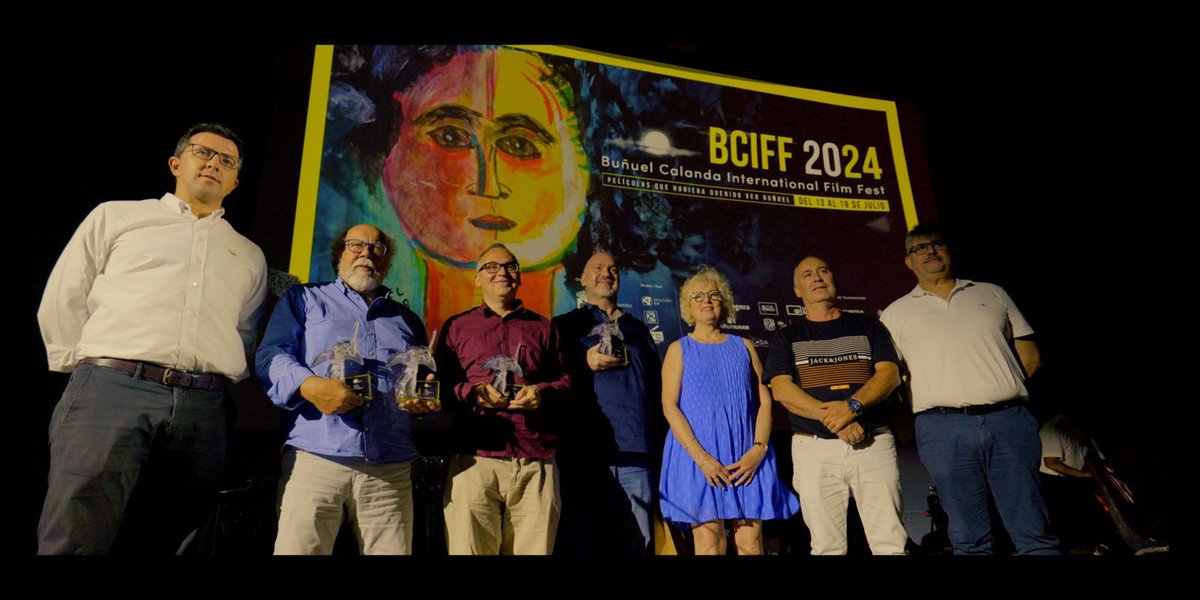 FilmotecaUNAM's tweet photo. La #FilmotecaUNAM recibió un homenaje por parte del Festival Internacional de Cine Buñuel Calanda #BCIFF, en el marco de su XIX edición. Recibimos con gusto este reconocimiento, en especial por nuestra relación histórica con el archivo Buñuel y con la ciudad de Calanda. https://t.co/9swfxsag41
