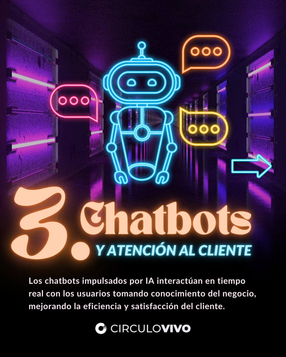 CirculoVivo's tweet image. La #IA está transformando el #MKTDIGITAL de maneras sorprendentes. Desde la personalización hasta la automatización, su impacto es innegable. Estamos a la vanguardia de las innovaciones para ayudar a tu negocio.
#InteligenciaArtificial #MarketingDigital #Innovación #Circulovivo