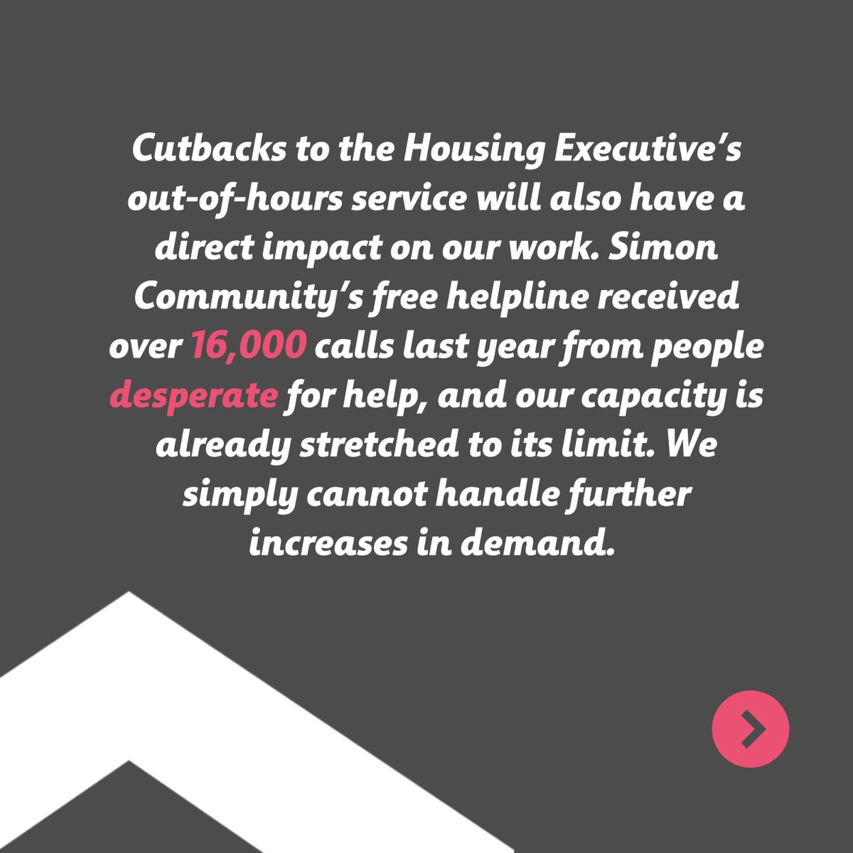 SimonCommNI's tweet photo. Kirsten Hewitt, Director of Homelessness Services at Simon Community, responds to upcoming budget cuts. https://t.co/g4GOZuqLRM
