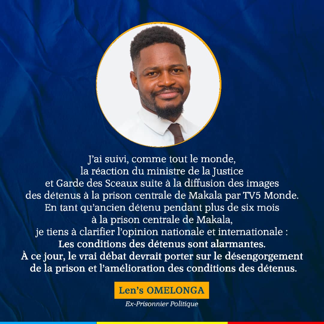 #RDC: Réaction de <a href="/OMELONGA_LENS1/">Dr OMELONGA LEN’S</a> , Ex-prisonnier politique et cadre du parti politique <a href="/Envol_Rd_Congo/">ENVOL RD CONGO</a> de <a href="/DSESANGA/">Delly SESANGA HIPUNGU</a> , sur les mensonges du ministre de la justice et garde des sceaux suite à la diffusion des images des détenus à la prison de Makala par TV5MONDE . 👇👇