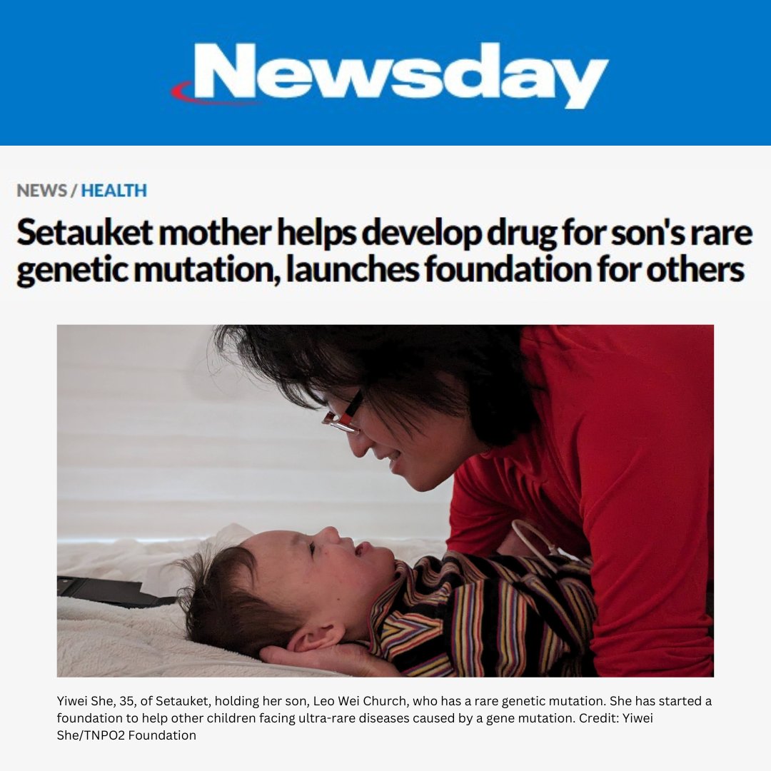 When 4-month-old Leo Wei Church was diagnosed with an ultra-rare gene mutation, his mother, Yiwei She, embarked on a courageous journey to develop a specialized medication for her son. Her determination and resilience led to the formation of the TNPO2 Foundation.