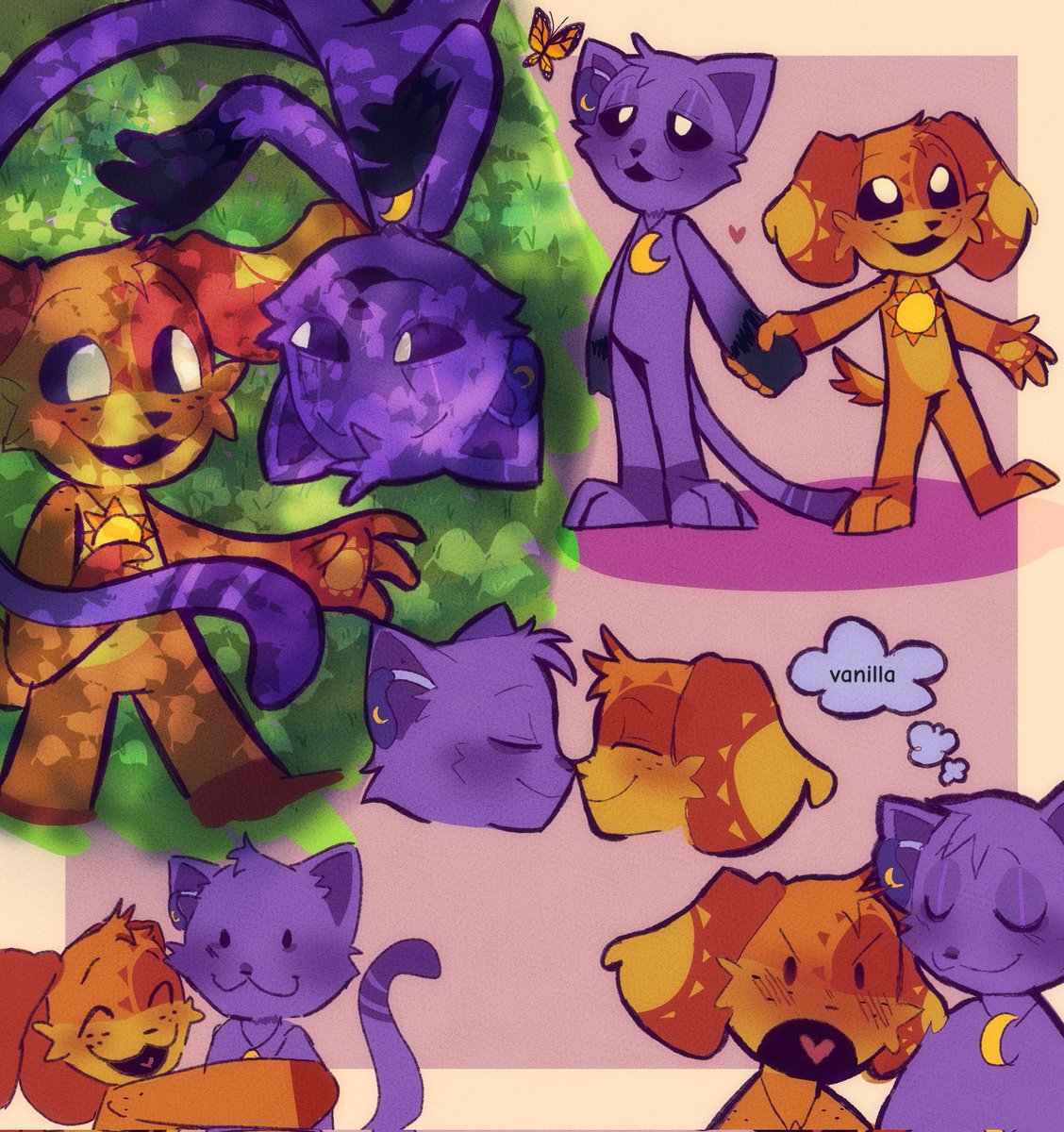 _artist_mar_'s tweet photo. Dogday and Catnap Cartoon 🐱✨ 
#dogday #catnap #draw #PoppyPlaytime https://t.co/hnFTvhTEfy