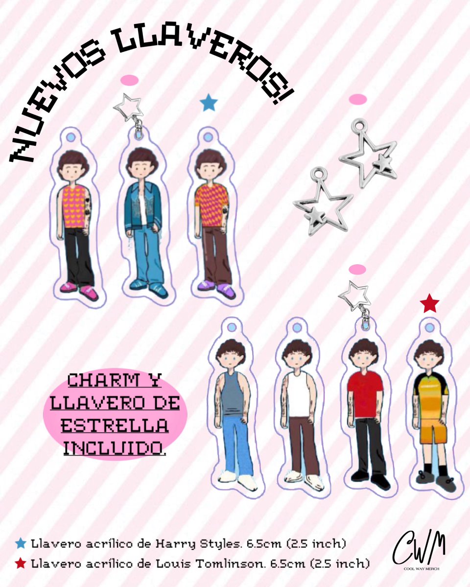 Nuevos llaveros acrílicos <3