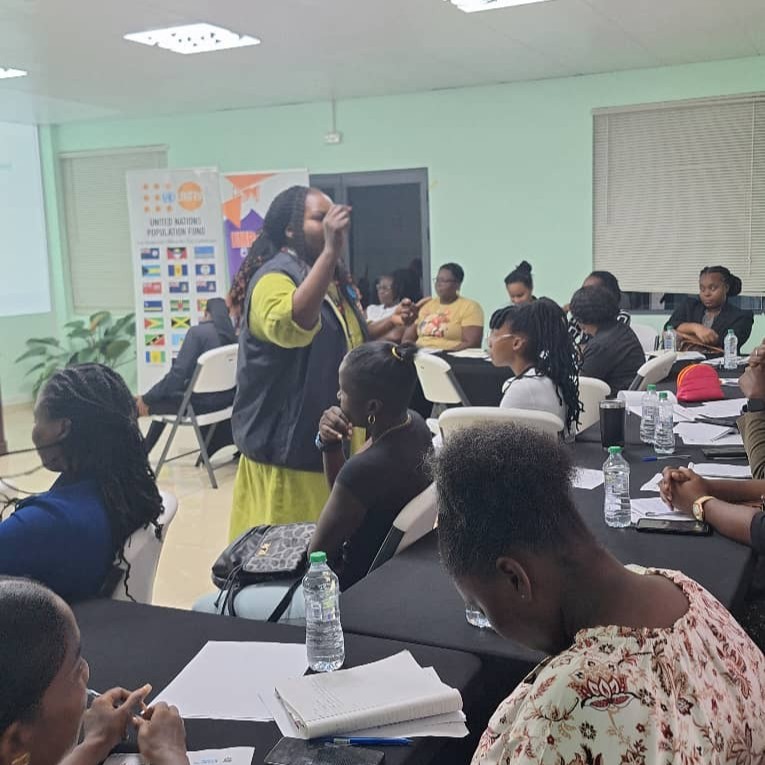 UNFPACaribbean's tweet photo. #UNFPA, in collaboration with the Min of Social Development & Gender Affairs in #Grenada is supporting a 3-day capacity building workshop on #GBV mitigation & prevention for stakeholders in disaster recovery and response.
#ENDViolence
@gisgrenada
@CaribbeanUN
@CanHCBarbados https://t.co/HXEsOdCVbz