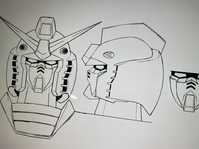 13年前のガンダム頭。