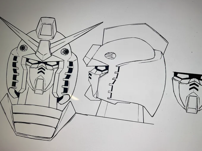 13年前のガンダム頭。