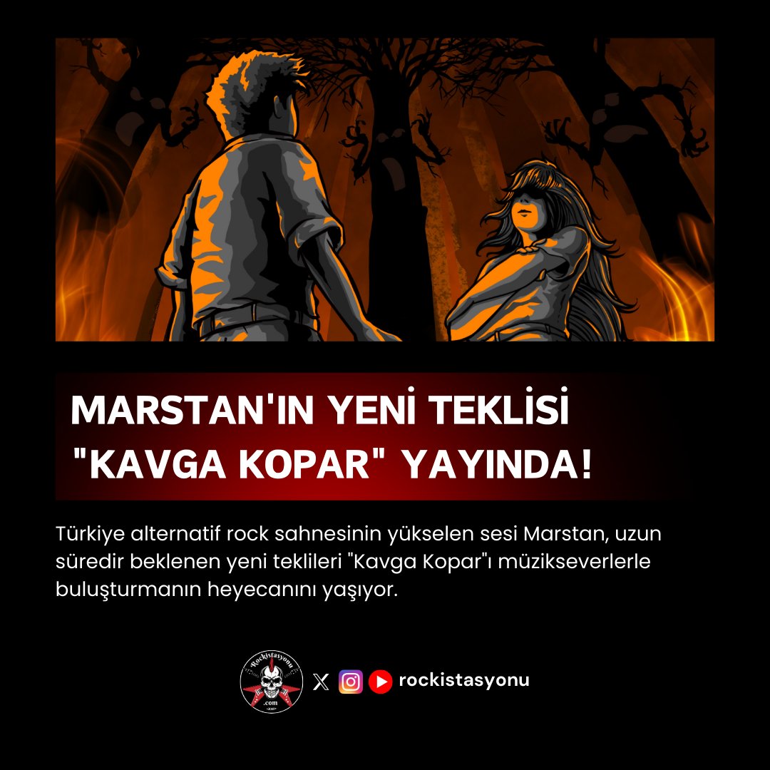 rockistasyonu's tweet photo. Marstan'ın Yeni Teklisi "Kavga Kopar" Yayında! @Marstanrock https://t.co/KTEKaK9Etc
