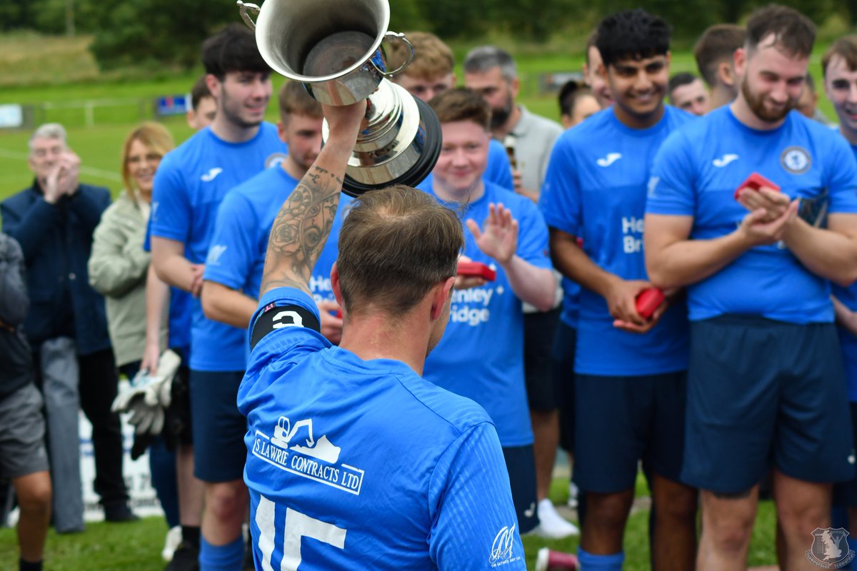 AndTerraces's tweet photo. The day after the night before and we would like to again congratulate @harthilljuniors on their win at the Steven Macmillan Memorial Weekend.

They had to overcome both @TheFulshie and @thistle_c to lift the trophy 🏆💙 https://t.co/jTaNeX1orG
