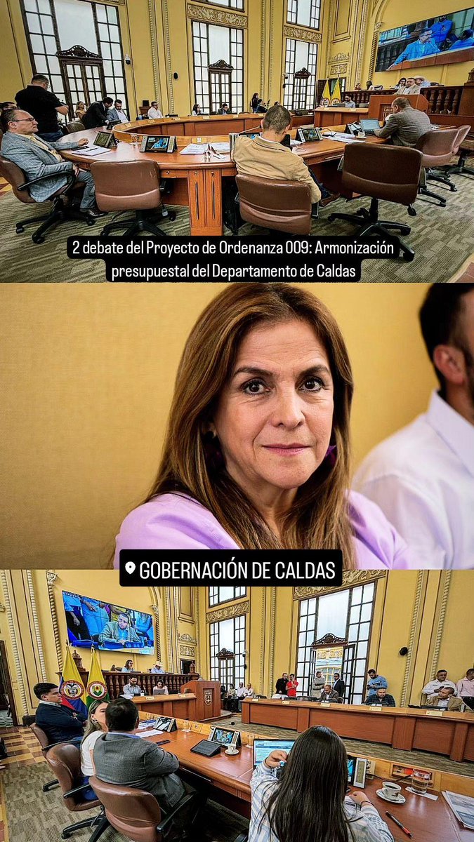 Hoy en la <a href="/GoberCaldas/">Gobernación de Caldas</a> 2 debate del Proyecto de Ordenanza 009: Armonización presupuestal del Departamento de Caldas
<a href="/asambleacaldas/">ASAMBLEA DE CALDAS</a>
#Caldas #progreso