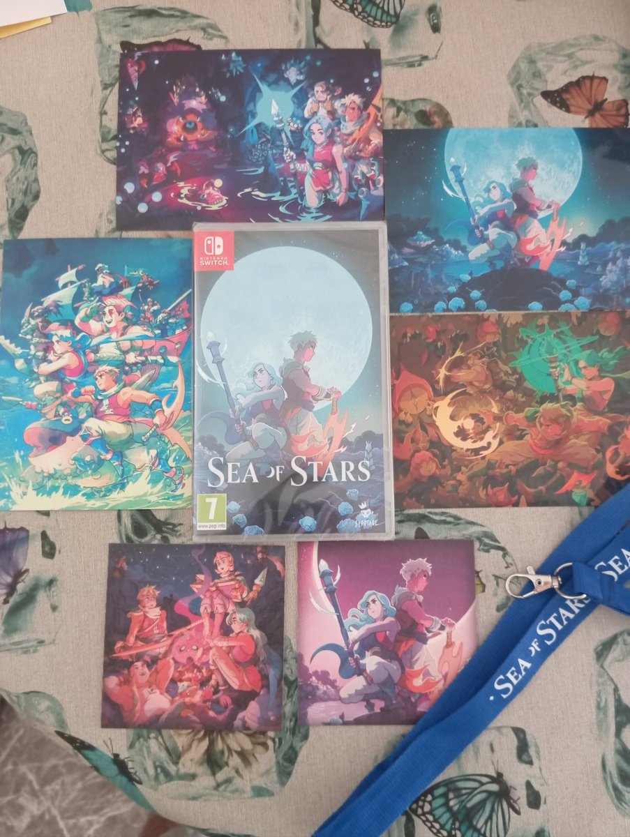 BloodaxeG's tweet photo. Pues aprovechando el código de descuento en @xtralife_es por participar en la #XtraLlamada de @LinkToPodcast se ha venido a casa el juegarro #SeaOfStars, a un precio muy bueno, y cargadito de #xtras(😁) aún más buenos. ❤️❤️❤️ https://t.co/ZzVIot3Avo