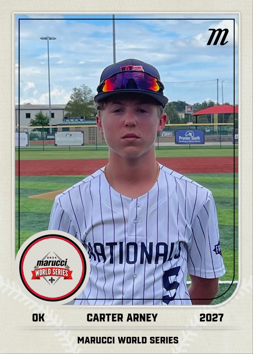 2DsportsbsbLA's tweet photo. ⭐️ Player of the Game ⭐️

US Nationals South Plains 2027
#Marucciworldseries2024 https://t.co/t9V4baJBkP