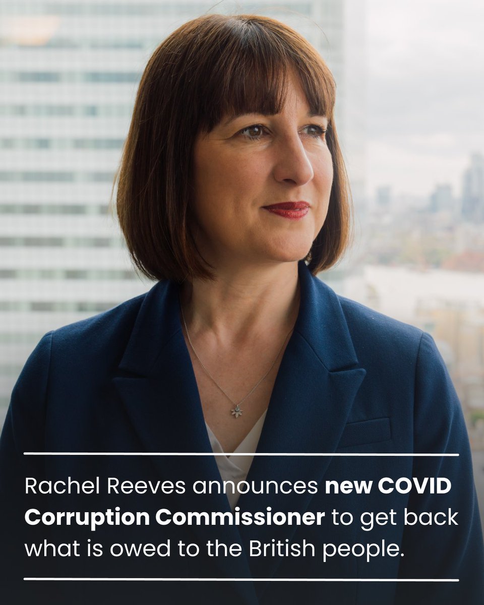 The Labour Party (@uklabour) on Twitter photo The Tories signed away billions of pounds worth of contracts to fraudsters and failed to deliver for our NHS.
<a href="/RachelReevesMP/">Rachel Reeves</a> will return stability to our public finances. The Tories signed away billions of pounds worth of contracts to fraudsters and failed to deliver for our NHS.
<a href="/RachelReevesMP/">Rachel Reeves</a> will return stability to our public finances.