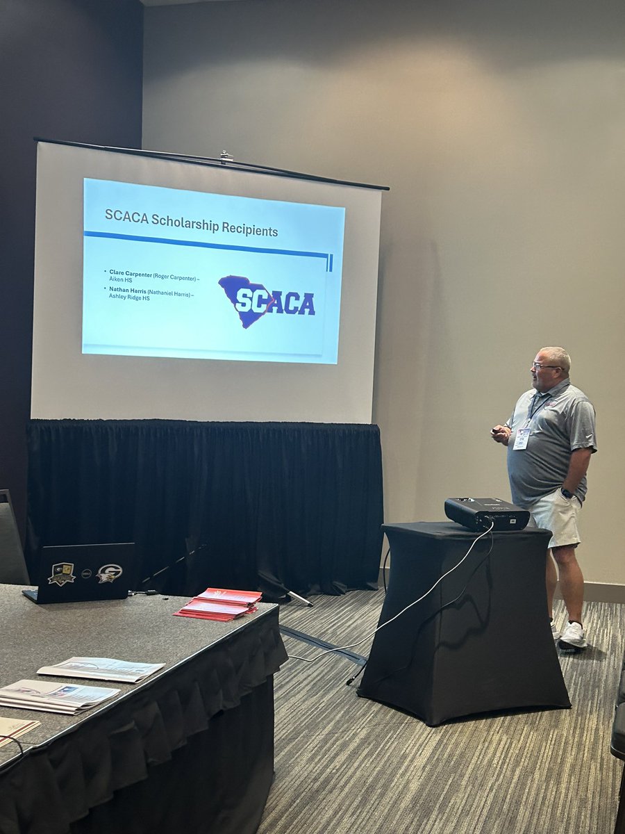 2024 SCACA All-Sports Clinic in its 76th Year. Coach <a href="/kpheise2/">Kevin Heise</a> leading the morning SC High School Soccer Coaches Association session “Building and Maintaining a Successful High School Program” and the SCHSSCA Business Meeting. <a href="/CarolinaCoaches/">South Carolina Athletic Coaches Association</a> <a href="/schssca/">SCHSSCA</a>