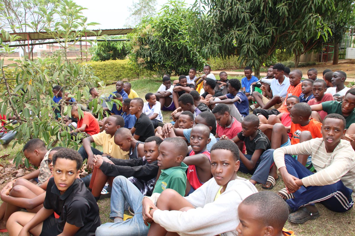 GSF_RC's tweet image. On day 3 of Boys to Men @GSF_RC Campus, boys worked in pineapple fields,cleaned,and made liquid soap.1/4 finals kicked off in football and basketball. @HubertSugira interacted with boys on"How you behave at home determines how you behave outside."@anumino @EquiBridge @jiburwanda