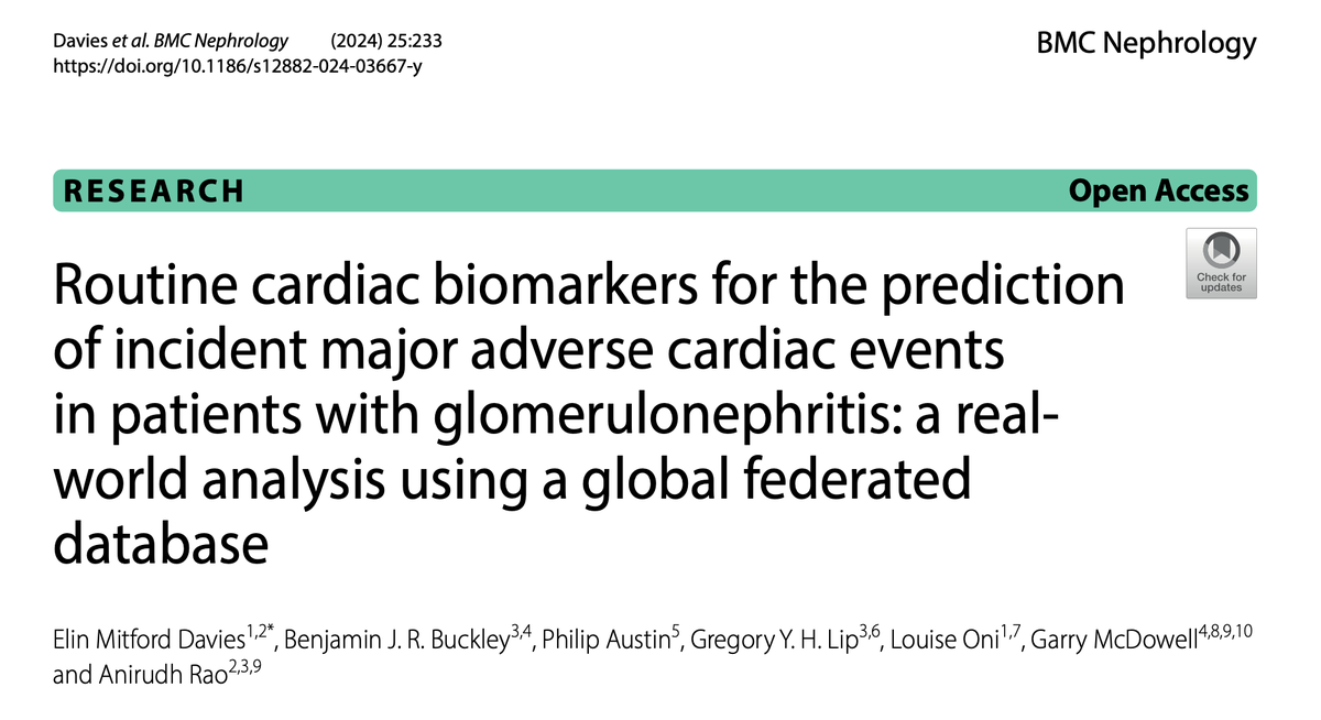 Liverpool Centre for Cardiovascular Science (@liverpoolccs) on Twitter photo Routine cardiac #biomarkers for the prediction of incident major adverse cardiac events in patients with #glomerulonephritis: a real-world analysis using a global federated database <a href="/LHCHFT/">LHCH</a> <a href="/LJMU_Health/">LJMUHealth</a> <a href="/LivHPartners/">Liverpool Health Partners</a> bmcnephrol.biomedcentral.com/articles/10.11… Routine cardiac #biomarkers for the prediction of incident major adverse cardiac events in patients with #glomerulonephritis: a real-world analysis using a global federated database <a href="/LHCHFT/">LHCH</a> <a href="/LJMU_Health/">LJMUHealth</a> <a href="/LivHPartners/">Liverpool Health Partners</a> bmcnephrol.biomedcentral.com/articles/10.11…