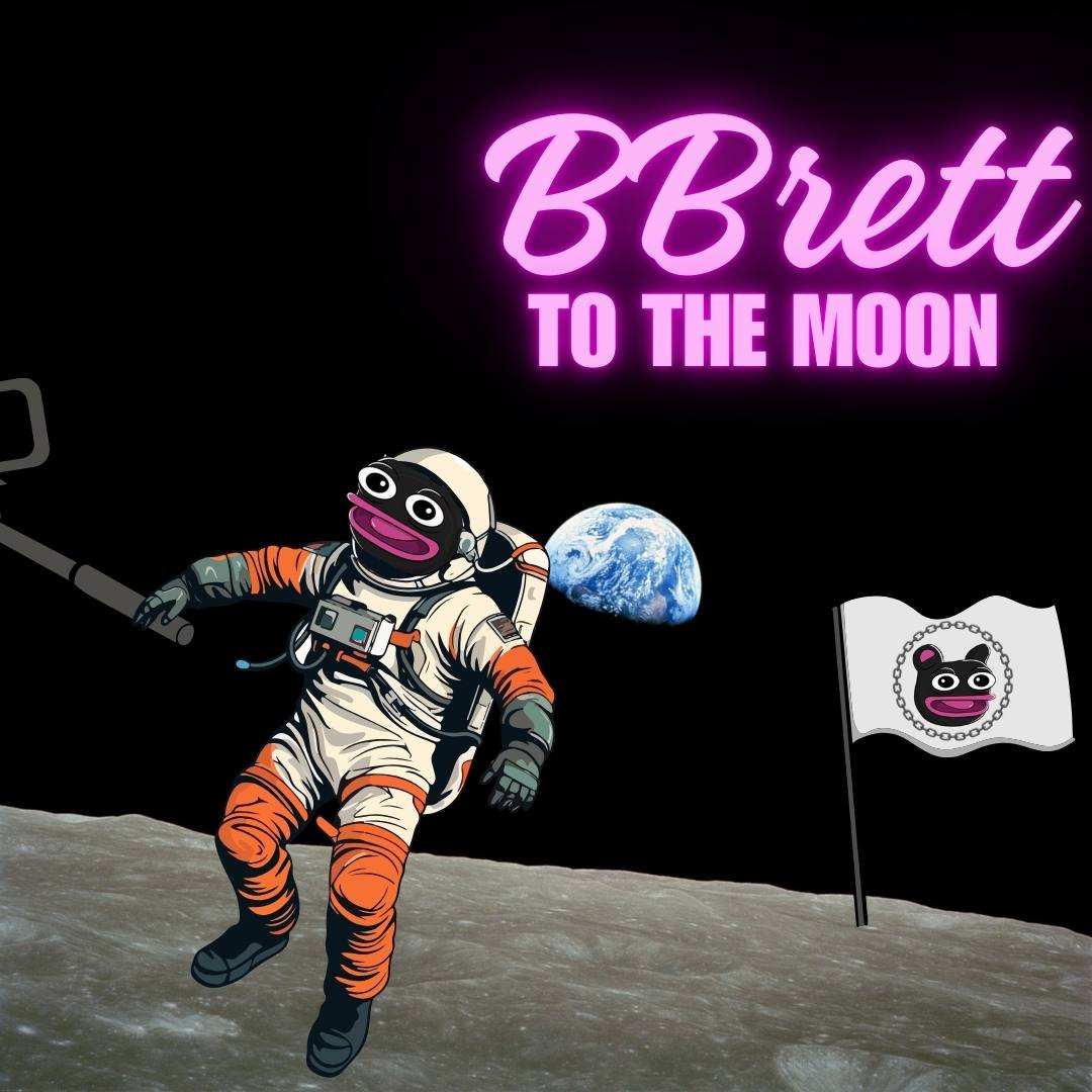 BBRETTCTO's tweet photo. BLVCK BRETT WON'T BE UNDER $1M FOR MUCH LONGER. DON'T FADE THE MOVEMENT. JOIN US ON THE DARK SIDE OF THE MOON!

$BBRETT #Black_Brett_Matters https://t.co/bGW5CCYjY2