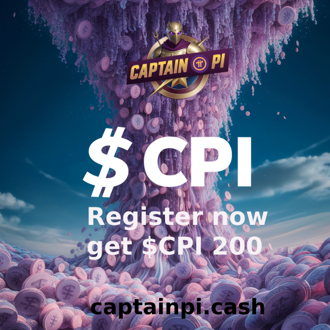 CaptainPi2024's tweet photo. 🚀 Limited Registration Opening for Captain Pi! Earn 200 $CPI Tokens! 💰 Get 200 $CPI Tokens just for signing up! Explore and earn more through various activities. 🔗 Register Now: https://t.co/JixXd2UKZi #Crypto #Airdrop #CaptainPi https://t.co/5dUWSSHKSf