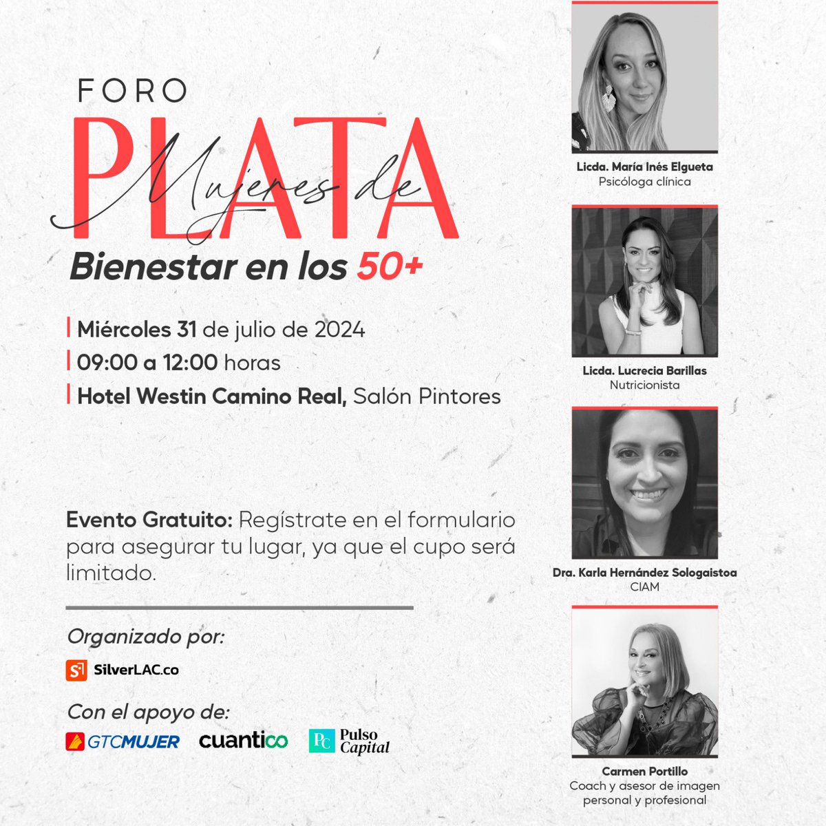 Cordialmente invitadas 🥰

Inscríbete aquí: forms.gle/A8MXK61KRciycE…