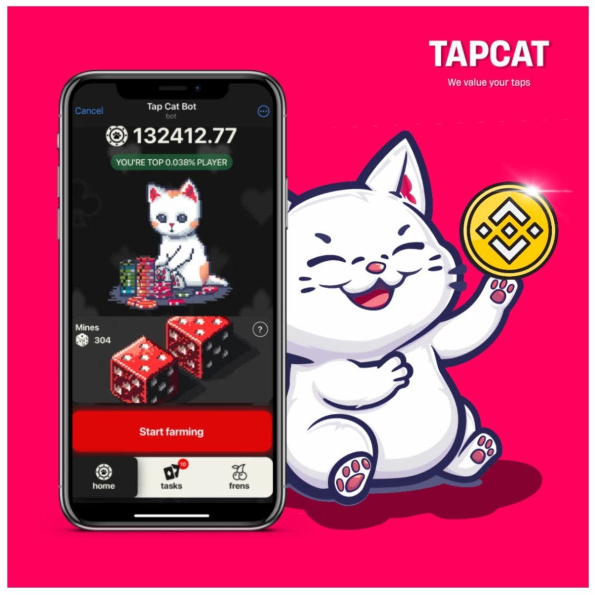 leshka_eth's tweet photo. TapCat is a new Tap-2-Earn game featuring an attractive design and straightforward farming mechanics

By playing a mini-game and completing social tasks, you can earn $TAPCAT within the app

@CatTapCoin is supported by notable figures &amp; set to be listed on Tier-1 CEXs https://t.co/DaBRF1IuYZ
