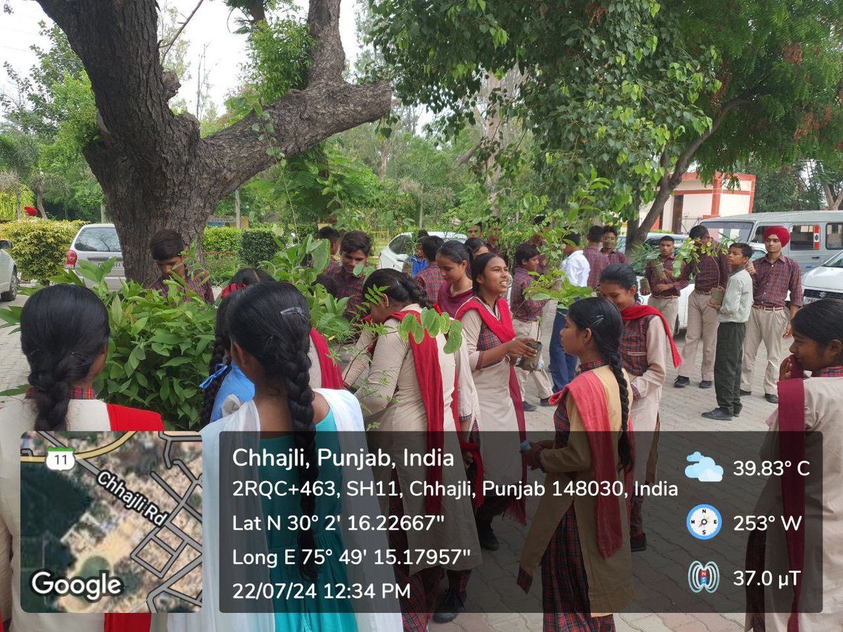 GssssChhajliSgr's tweet photo. Plant drive @GssssChhajliSgr 100 plants distributed to students and 225 plant planted on variour places in school
@moefcc @nameetaprasad @PritpalPSCST @KSBathPSCST @thkurmandakini
#Plant4Mother
#EkPedMaaKeNaam
#EcoClub
#EnvironmentEducationProgramme
@PSCST_GoP @jvirdi25 https://t.co/yPvZzkbiaE