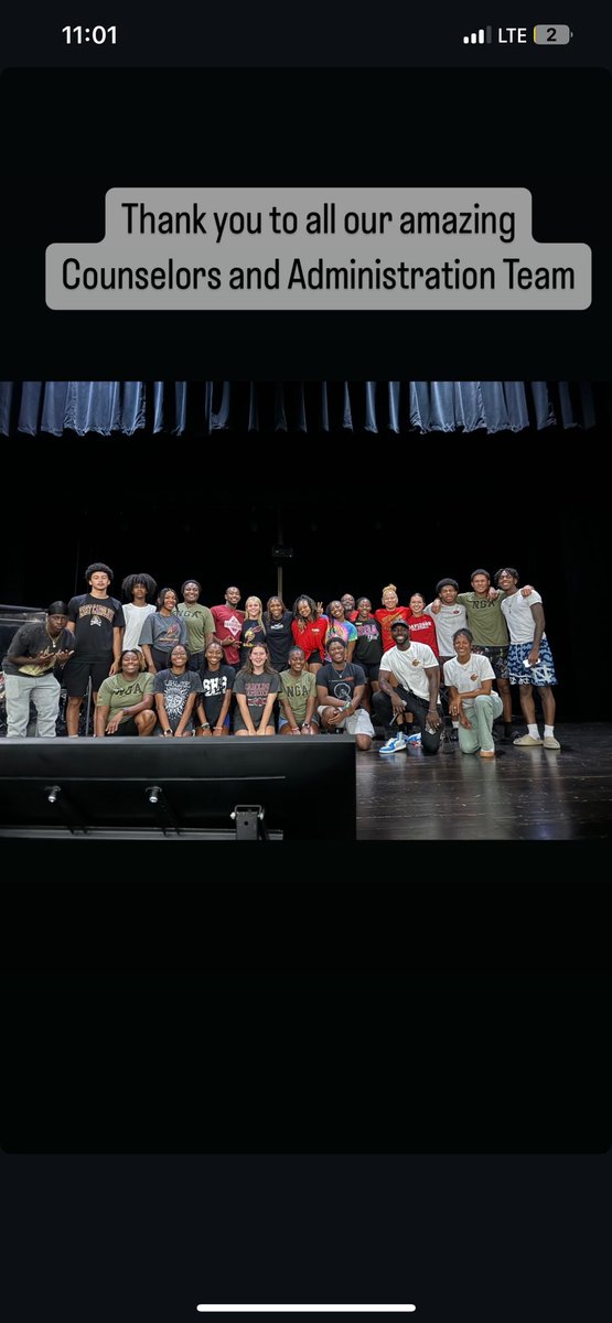 S/O to the NGA summer camp counselors &amp; Admin team! This was a summer to remember!