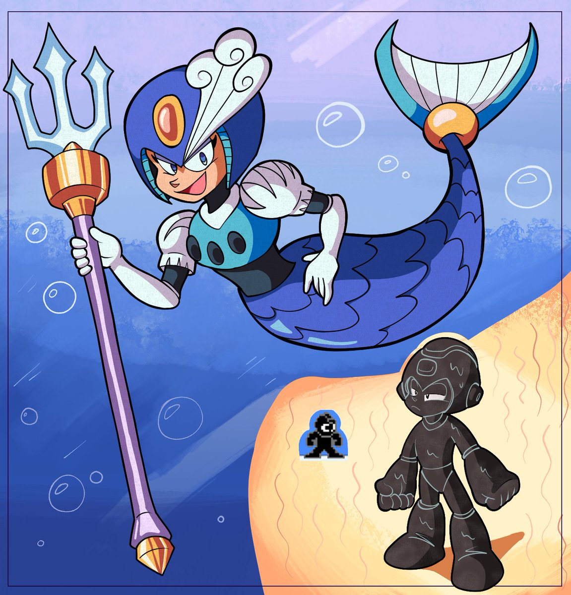 loopa23's tweet image. Splash Woman + sprite redraw from the level