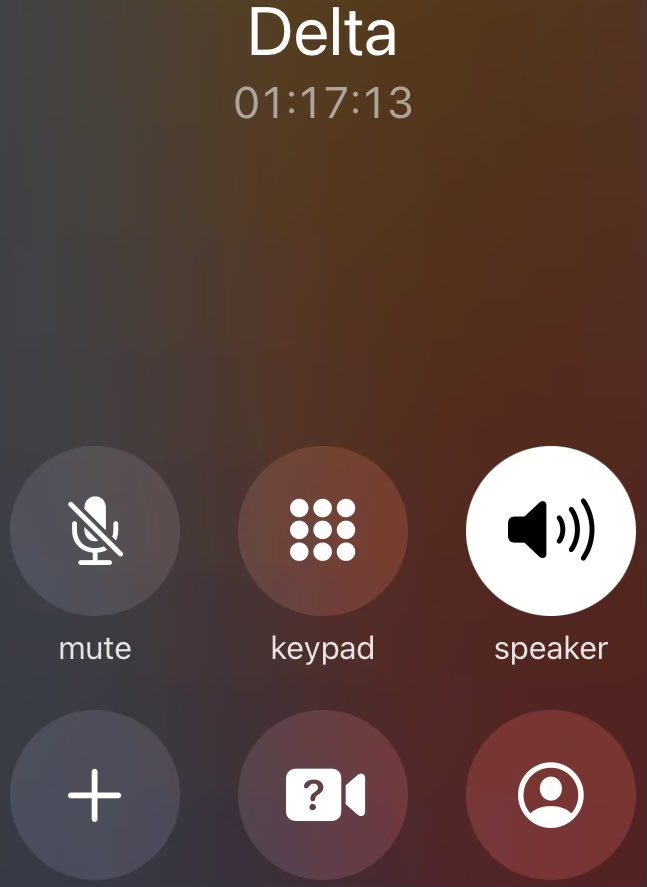 Heloooo <a href="/Delta/">Delta</a>. Anyone available to chat? I’ve been on hold for over an hour, trying to get my family out of Denver where we’ve been stranded for 24 hours. My four littles are getting cranky 😖