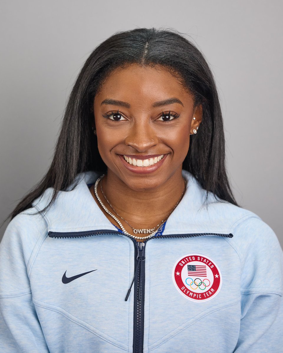 Team USA (@teamusa) on Twitter photo The official 2024 U.S. Olympic Team headshot for <a href="/Simone_Biles/">Simone Biles</a> 🐐
#ParisOlympics The official 2024 U.S. Olympic Team headshot for <a href="/Simone_Biles/">Simone Biles</a> 🐐
#ParisOlympics