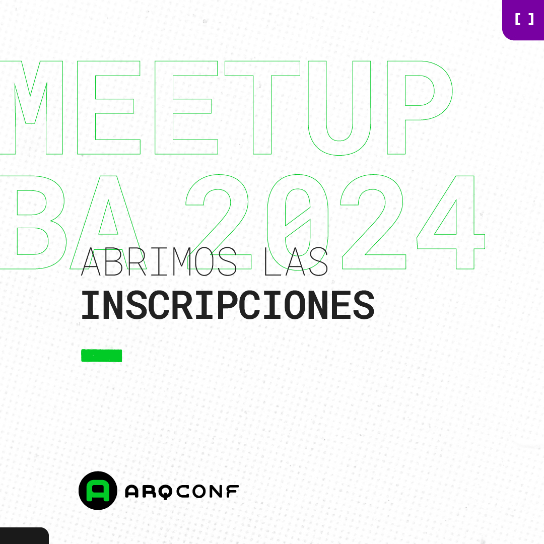 GRAN ANUNCIO GRAN 📢 ¡¡¡Abrimos las inscripciones para el Meetup Buenos Aires!!! No te quedes afuera del evento que reúne a la comunidad de Arquitectura IT más grande de Latinoamérica.  Inscripciones en: bit.ly/3y9kHni 

#ARQCONF2024 #MEETUP