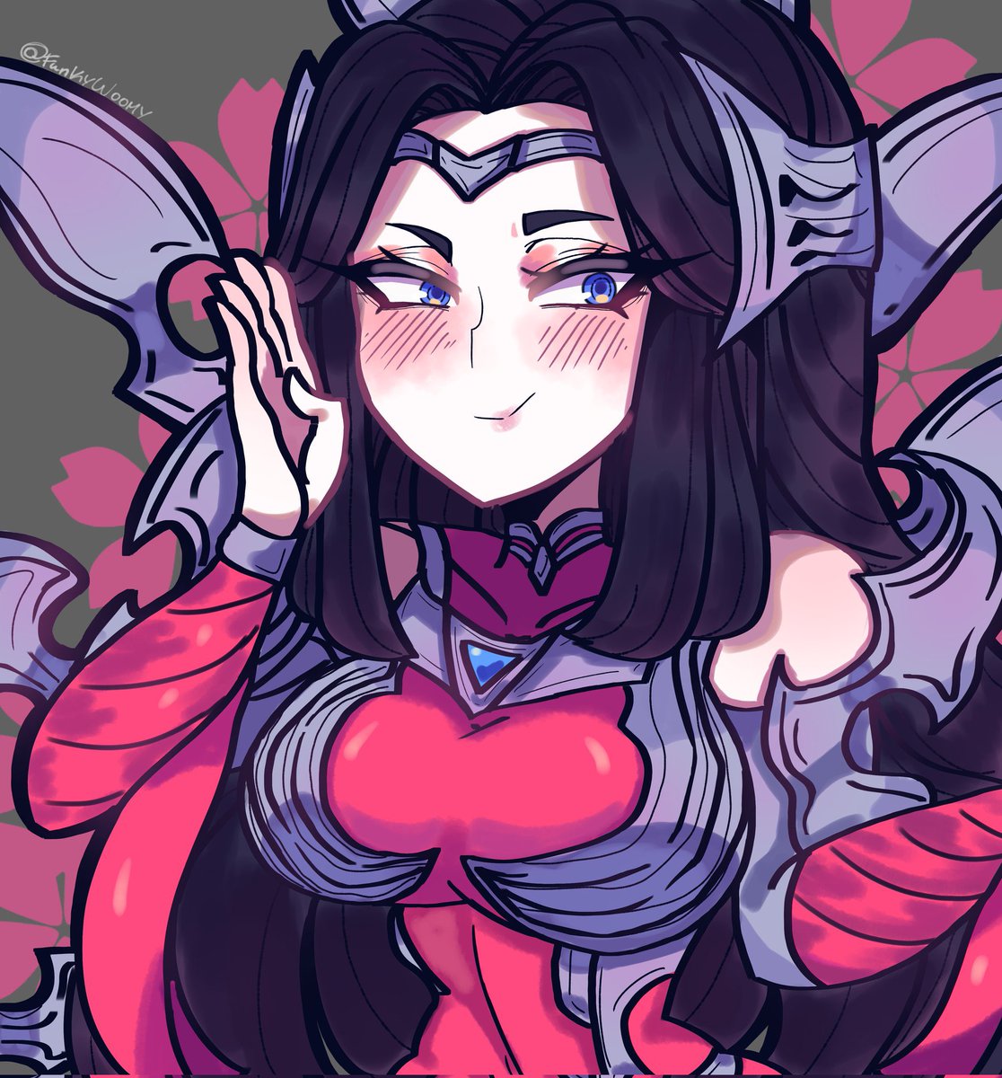 its almost like she… heard her name somewhere??