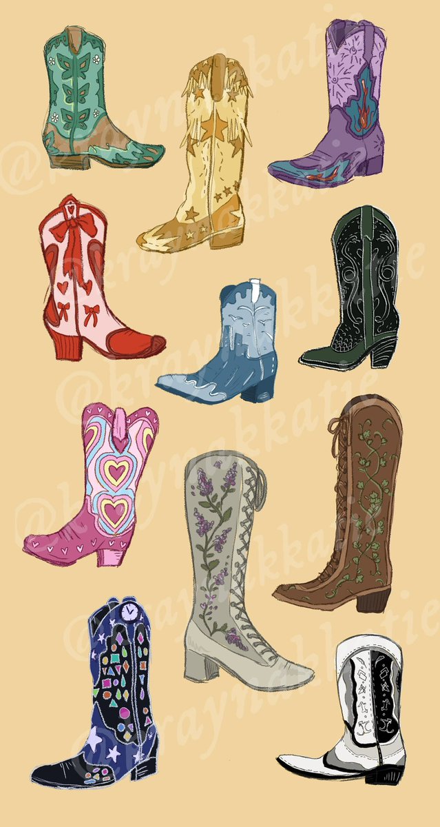 eras boots for all the cowboys like me 🤍