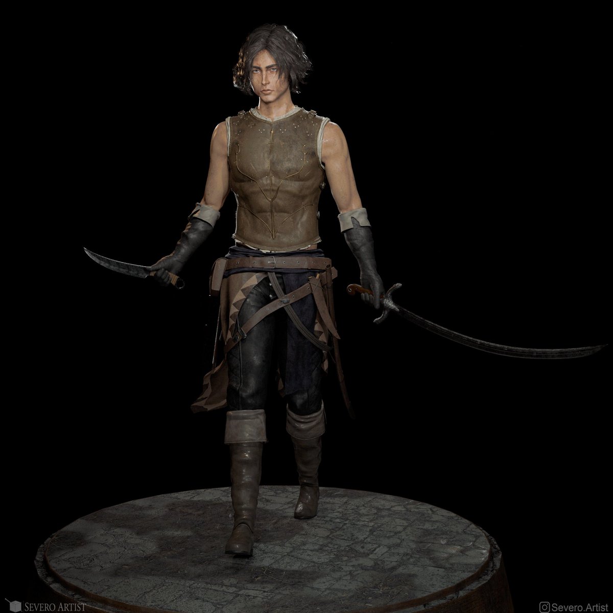 DiegoSeverox's tweet photo. Cahara (Fear and Hunger Fanart)  #b3d #Blender3d #3D #Blender #FearandHunger #fearandhungertermina https://t.co/3tDLULJEMs